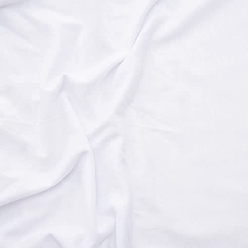 6 Flat Sheet White T-200 Percale Hotel Linen (Available In Bulk/Dozens) (Queen, 90X110 Inches) #TOP5