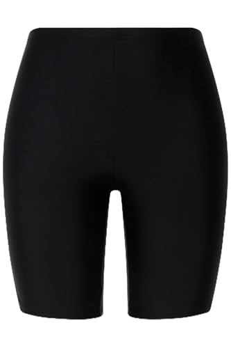 Ulla Popken Damen Badehose Schwimmradler , Schwarz 50