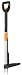 Fiskars Désherbeur télescopique, Longueur: 1-1,19 m, Manche en acier inoxydable/Poignée en plastique, Noir/Orange, SmartFit, 1020125