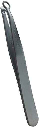 Rinocos [Premium Hand-Made] Nose Hair Trimmer - Nasal Clippers, Nose Hair Trimmer For Men & Women, Nose Hair Clippers, 316 Surgical-Grade Stainless Steel For Safety, Nose Hair Scissors (Black) #TOP2