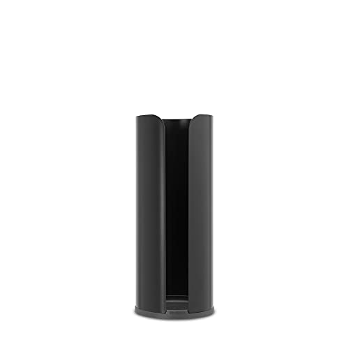Brabantia 280504 ReNew Collection Distributeur de papier hygiénique, Matt Black