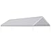 Strong Camel 10'x20' Carport Replacement Canopy Cover for Tent Top Garage Shelter Cover w Ball Bungees (Only Cover, Frame is not Included)