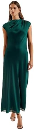 Ted Baker Women's WMD Rimini-Draped Neck Detail Midi Dress for Special  Occasion, Dark Green, 4 AU : Amazon.com.au: Clothing, Shoes & Accessories