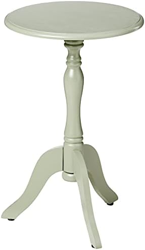 Decor Therapy Simplify Pedestal Accent Table, Olive Branch