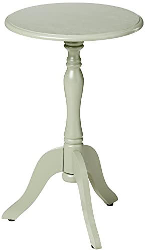 Decor Therapy Simplify Pedestal Accent Table, Olive Branch #TOP6