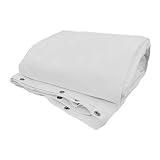 3S SuperSamaStore Telo Impermeabile Occhiellato, 120 g/m², 6 x 10 m, Bianco