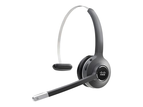 Casque Cisco 561, Casque de télécommunications sans Fil numérique Supra-auriculaire avec Un écouteur, Finition Anthracite, Garantie limitée d'un an (CP-HS-WL-561-S-EU) Charbon