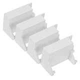 OSALADI 4 Stück Mikrowellenofen Türschalter aus Hitzebeständigem Kunststoff Ersatzteile für Mikrowellentür Kompatibel mit Diversen Modellen Installieren Langlebig für Ofenreparatur