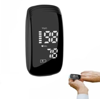 2025 Nouveau Moniteur Sans PiqûRes, Pour Une Utilisation à Domicile Ou En Plein Air, Capteur De Doigt Du Moniteur Pour Une Utilisation à Domicile Ou En Plein Air,Black