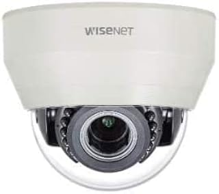 Hanwha Techwin Original Version SCD-6085R 2MP IR DWDR TVI/AHD/CVI/CVBS Motion Detection Dome Camera with 3.2 ~ 10mm (3.1x) varifocal Lens, White.