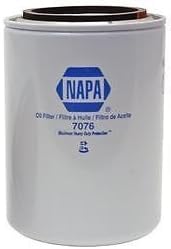 Napa Gold Oil Filter 7076, front view with Napa logo and model number
