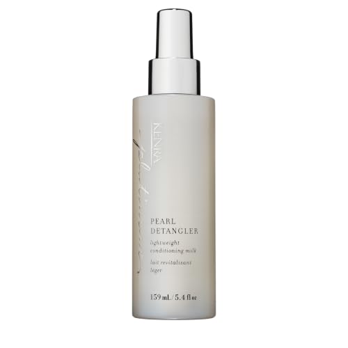 Kenra Professional Platinum Pearl Detangler | Lightweight Conditioning Milk | Adds Moisture & Slip | Effortless Detangling & Manageability | Thermal Protection Up To 450F | All Hair Types | 5.4 fl. oz