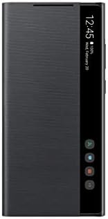 SAMSUNG Galaxy Note 20 5G Case, S-View Flip Cover,Polyurethane,Lightweight - Black (US Version ) (EF-ZN980CBEGUS)
