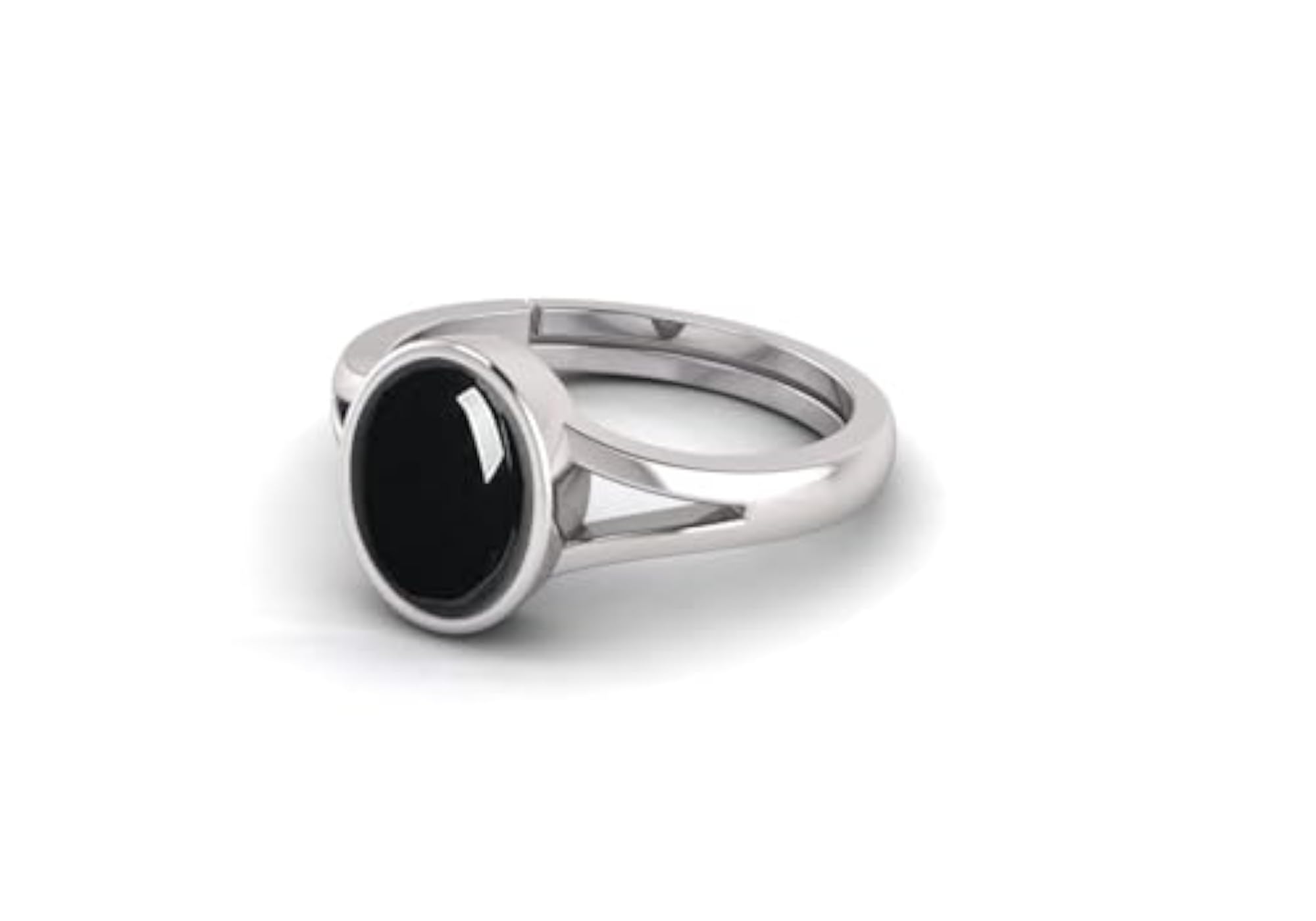 Silver Plated Adjustable Hakik Gemstone Ring