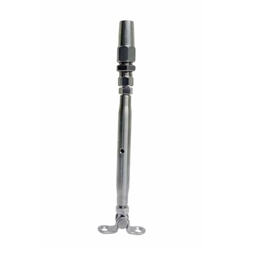 Prolinemax Marine Stainless Steel T316 Cable Deck Toggle y Tensores Swageless 3/16" miniatura 5