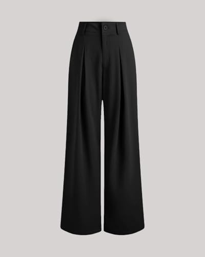 Image of Nermosa High-Waist Korean Trousers with Wide Baggy Fit | Trendy GenZ Streetwear Pants