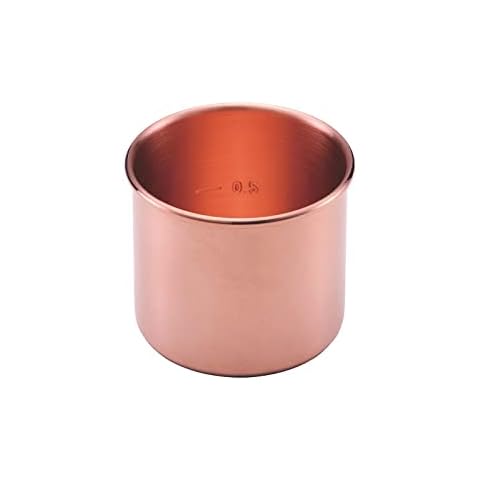 Yamako Japanese Rice Measuring Cup, for Japanese Pressure Cooker, 1 Dose 150g / 180ml, Pure Copper, Made in Japan Cover