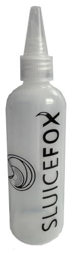 Sluice Fox Snifter Bottle for Gold Panning Mining and Prospecting; Plastic Cleanup Tool for paydirt fine Gold Recovery in Your Gold Prospecting Tool kit 1 Pack
