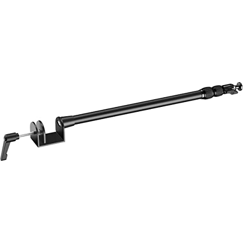 Elgato Master Mount L - Abrazadera prémium para mesa con poste extensible hasta 125 cm y rosca de 1/4 pulgada para montar luces, cámaras y micrófonos, ideal para streaming, videoconferencia y estudios