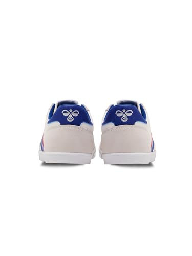 hummel Slimmer Stadil Low, White/Blue/RED/Gum, 44 – Bild 6