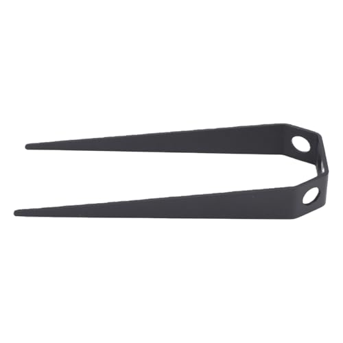 JTLB Estaca de jardín de acero inoxidable, 15 cm de longitud, en forma de U, para barrera, cubierta de suelo y más, con sujeción superior y fácil instalación