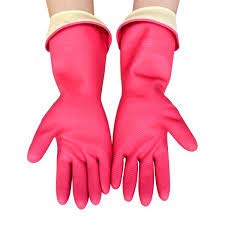 1 Pair Wet And Dry Latex Household Hand Gloves-image-31