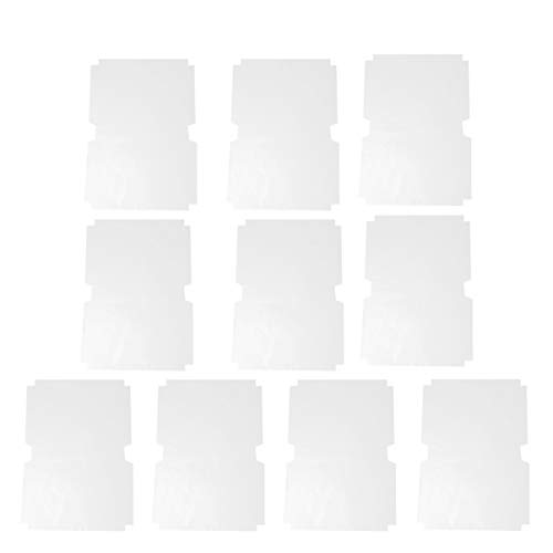 Capas plásticas para livros, filme transparente, livro didático 32 K, 10 peças, adesivo de exercício