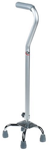 Small Base Carex Quad Cane with Offset Handle