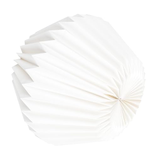 CALLARON Pantalla de Lámpara Colgante de Origami Plegable de Papel 30X30 CM Diseño Moderno para Dormitorio y Restaurante, Iluminación Cálida y