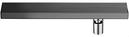 Bonde de douche rectangulaire 40cm évacuation sol inox SUS304 installation facile