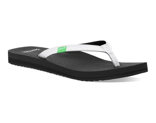 Image of Sanuk Yoga Joy Womens Flip Flops | Yoga Mat Footbed | Sandals for Women | Womens Yoga Sandals | Women's Beach Sandals