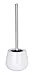 Produktbild WENKO WC-Garnitur Malta, hochwertiger Toilettenbürstenhalter aus edler Keramik, inklusive Toilettenbürste, Ø 13,6 x 39 cm, Weiß