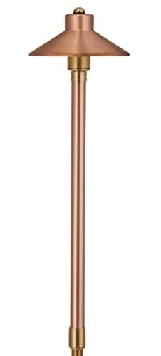 VOLT Lighting Flat Hat Path Light (7" Shade)