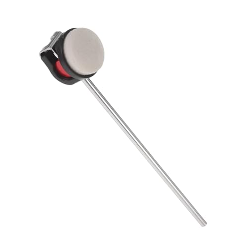Repuesto mazo pedal de bombo Toddmomy con cabeza de fieltro rojo miniatura 1