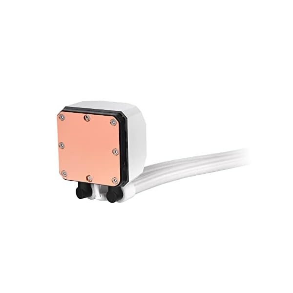 Thermaltake Floe RC360 CPU & Memory AIO Liquid Cooler Snow Edition | PC Water Cooling | Processor Cooler | Storage Cooler | RGB | Silent 120mm Fan | White - Image 4