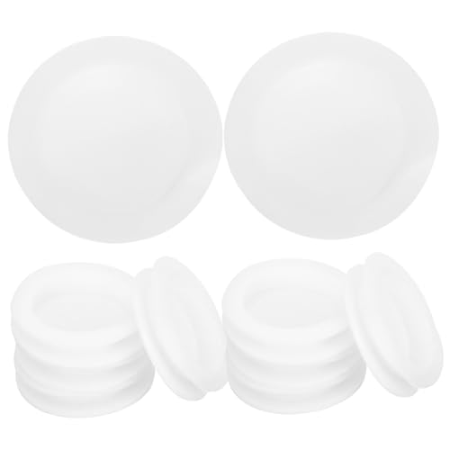 Happyyami 40個 入り貯箱底プラグ プラスチック製ストッパー 収納箱用底カバー 白色外径内径 繰り返し使用可能で家用整理整頓に