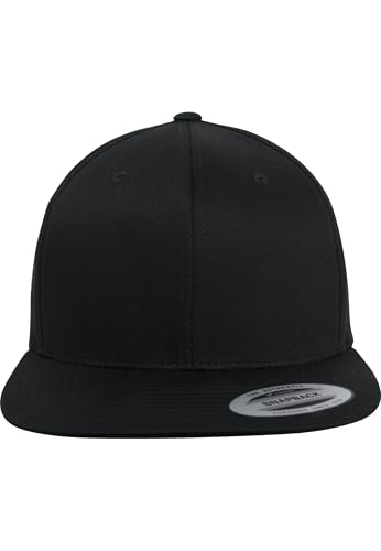 Flexfit Cap Organic Cotton Snapback, Black, one Size, 6089OC