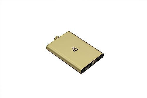 Image of iFi Hip-dac2 Gold Edition - Portable Balanced DAC Headphone Amplifier for Android, iPhone with USB Input Only /Outputs: 3.5mm Unbalanced / 4.4mm Balanced - MQA Decoder