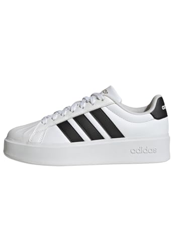 adidas Femme Streettalk Bold Shoes, FTWR White/Core Black/Matte Gold, 39 1/3 EU