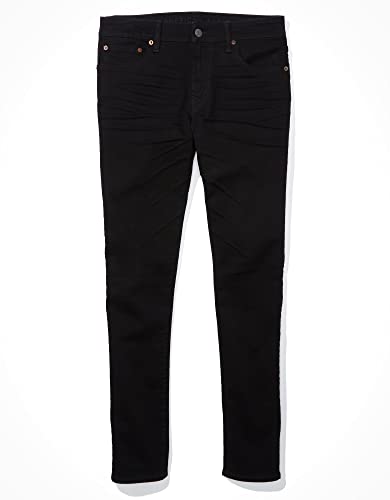 بنطلون جينز سكيني للرجال من امريكان ايجل مصنوع خامة اير فليكس + U-0119-5339-001 أسود 28W / 30L