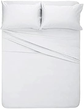Split King Sheets Sets for Adjustable Bed Deep Pockets for Sleep Number Beds, Adjustable King Bed Sheets Set 7 PCs, White, Super Soft Microfiber SheetsSplit King Sheets Sets Fits Mattress 15 Deep