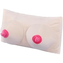 Funny 3D Boob Pillow, Soft Memory Foam Cushion for Bedroom Home, Boob Breasts Cushion Hilarious Night Gag Birthday Gift for Men and Women,Comfortable Backrest for Relaxation and Sleep 45cm