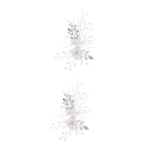 Épingles à cheveux de mariée en cristaux - Accessoires floraux de haute joaillerie de tête