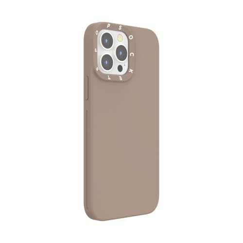 Image of PopSockets iPhone 13 Pro Max Phone Case with MagSafe, Wireless Charging Compatible, Brown - Latte