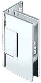 CRL Geneva 044 Series Polished Chrome Wall Mount Offset Back Plate Hinge