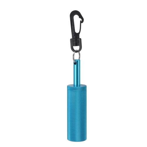 Leapiture Underwater Shaker Clip Scuba Diving Rattle Signal Stick Diving Underwater Signal Bell Aluminum Alloy Diving Bell Stick Clip Attachment Bell for Scuba (Blue)