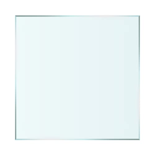 EURO TISCHE - Placa de Cristal para Chimenea (Cristal Templado de 6 mm, Ideal como Placa de...
