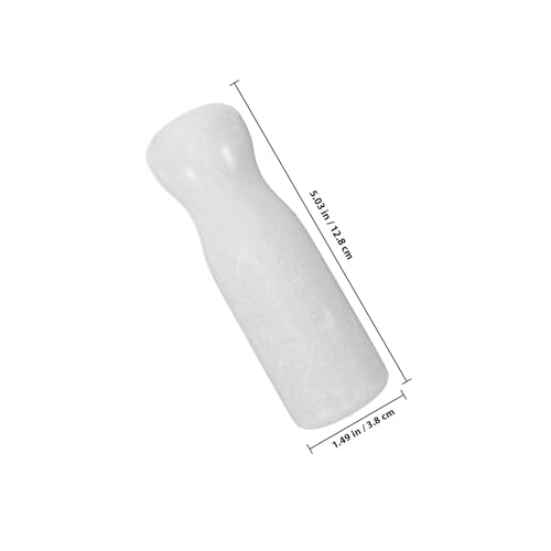 Mortero de piedra blanco Gatuida ergonómico para cocina y laboratorio 2