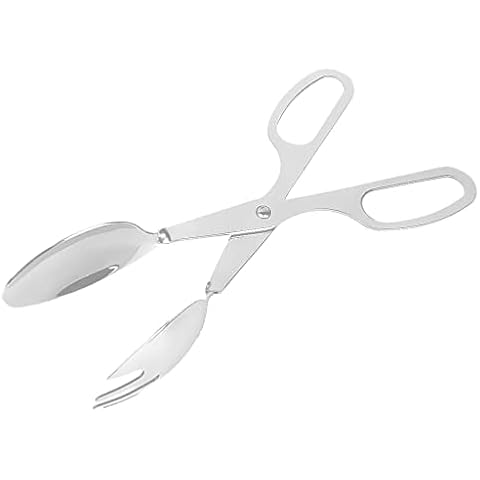 Cutefly Spoon, spatula and spatula, tongs, stainless steel, no Cover