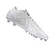 adidas Men's Adizero Electric.2 American Football Sneaker, White/Silver Metallic/White, 10